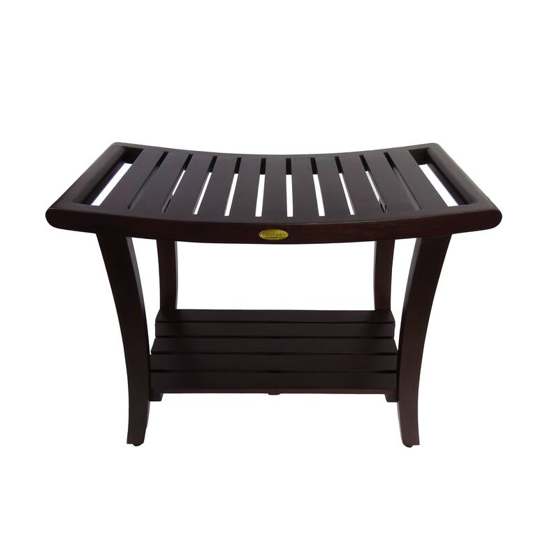 DecoTeak Harmony 30" Extended Height & Length Teak Shower Bench With